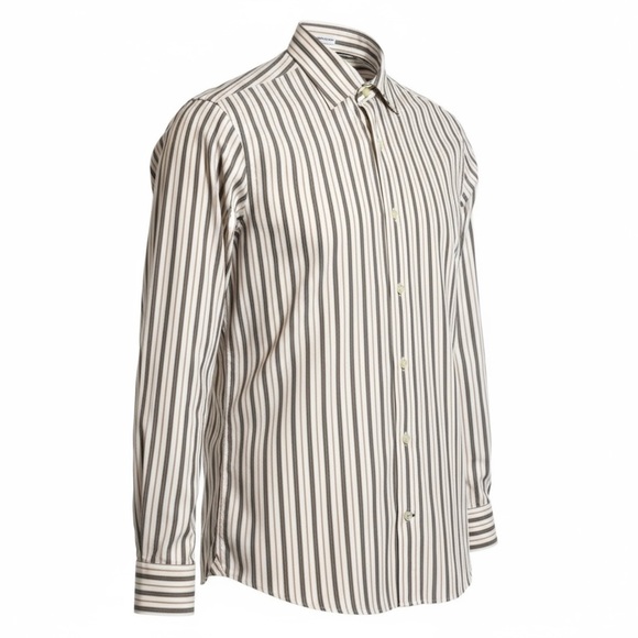 Banana Republic Men’s Fitted Dress Shirt Size M 15-15.5 Woven in Italy - Picture 12 of 12